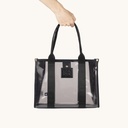 Bolso Shopper Transparente con Neceser Interior JADE SHOPPER BLACK (6)