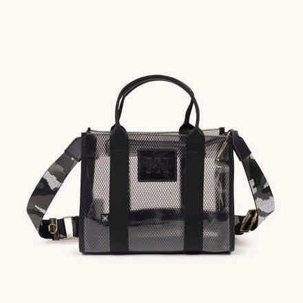 Bolso Shopper Transparente con Neceser Interior JADE SHOPPER BLACK (7)