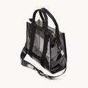 Bolso Transparente con Bandolera Estampada JADE CROSSBODY SHOPPER BLACK (3)