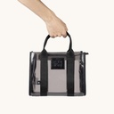 Bolso Transparente con Bandolera Estampada JADE CROSSBODY SHOPPER BLACK (6)