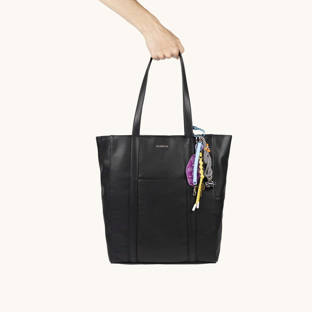 Bolso Shopper Negro con Charms ExtraÃ­bles CHARMS SHOPPER BLACK (6)