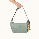 Bolso Hobo Verde Agua con Asa Ajustable y Charms CHARMS HOBO AQUA (6)