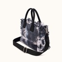Bolso Crossbody de Algodón Efecto Lavado con Flecos SCUBA BLACK AND WHITE CROSSBODY (3)