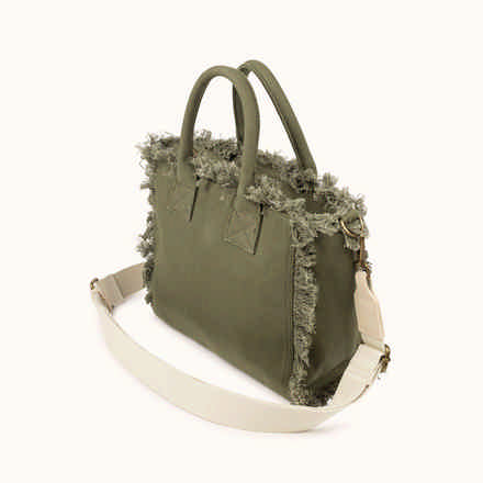 Bolso Crossbody de Algodón Efecto Lavado con Flecos SCUBA BLACK AND WHITE CROSSBODY (10)