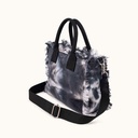 Bolso Bandolera Caqui de Algodón Reciclado con Flecos y Bordado Rosa SCUBA KHAKI CROSSBODY (8)