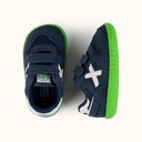MUNICH BABY GOAL 1632 Zapatilla de BebÃ© Azul Marino en Malla con Suela Verde FlÃºor (7)