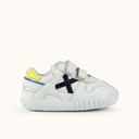 MUNICH BABY GOAL 1632 Zapatilla de BebÃ© Azul Marino en Malla con Suela Verde FlÃºor (8)