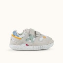 MUNICH BABY GOAL 1632 Zapatilla de BebÃ© Azul Marino en Malla con Suela Verde FlÃºor (10)