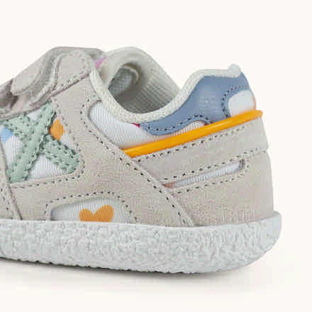 MUNICH BABY GOAL 1632 Zapatilla de BebÃ© Azul Marino en Malla con Suela Verde FlÃºor (11)