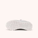 MUNICH DASH KID VCO 2.0 175 Zapatilla Retro Running Infantil Gris con Triple Velcro Pastel y Detalles Azules y Rosas (5)