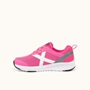 MUNICH FUN KID 10 Zapatilla Deportiva Infantil Rosa con Detalles Blancos (4)