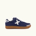 MUNICH G-3 KID 452 Zapatilla de FÃºtbol Sala Infantil Azul Marino y Blanca (2)