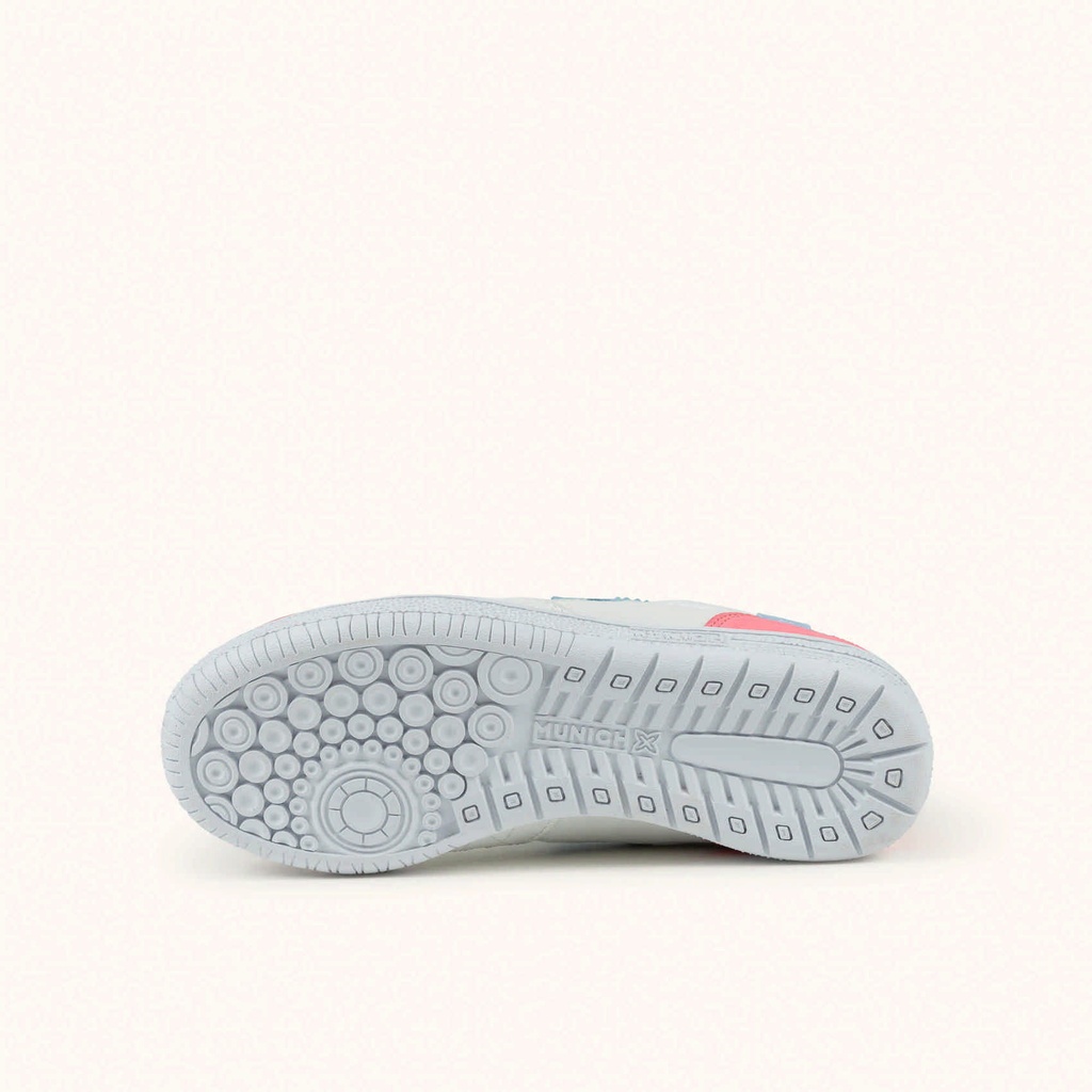 MUNICH G-3 KID 461 Zapatilla de FÃºtbol Sala Infantil Blanca con Detalles Pastel (5)