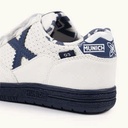 MUNICH G-3 KID 461 Zapatilla de FÃºtbol Sala Infantil Blanca con Detalles Pastel (11)