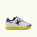 MUNICH G-3 KID VCO 453 Zapatillas Infantiles de FÃºtbol Sala Plateadas con Triple Velcro (2)