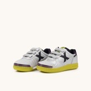 MUNICH G-3 KID VCO 453 Zapatillas Infantiles de FÃºtbol Sala Plateadas con Triple Velcro (6)