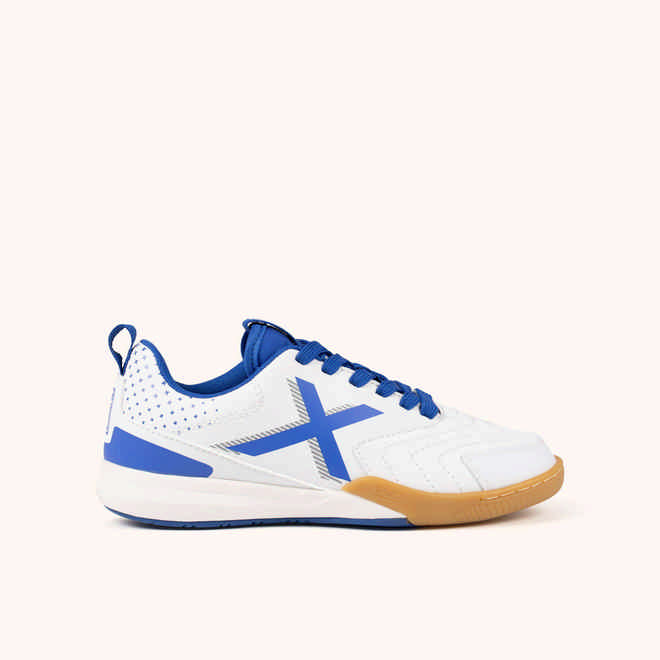 MUNICH RONDITO KID 14 Zapatilla de FÃºtbol Sala para NiÃ±os en Blanco y Azul (1)