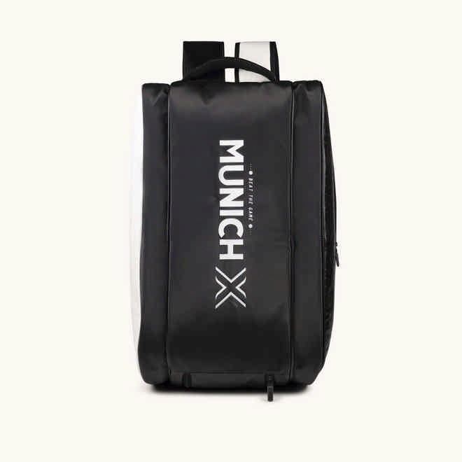 Mochila Deportiva de PÃ¡del Negra y Blanca con Compartimentos TÃ©rmicos y Zapatillero TRAINING BACKPACK (1)