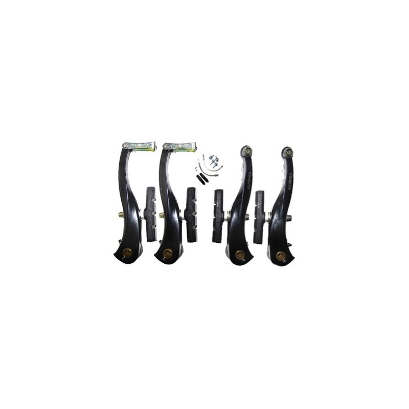 CONJUNTO FRENO V-BRAKE ALU. NEGRO SIN MANETAS (1)