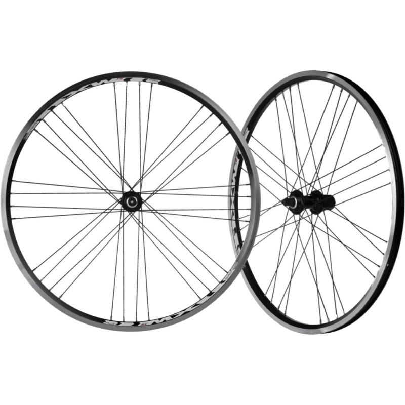2 unidades RUEDA DELANTERA 26" MACH MX-4X8 BUJE SHIMANO RM 30/40 V-BRAKE NEGRO (1)