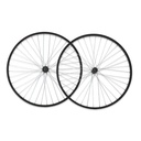 RUEDA TRASERA 28'' LLANTA NEGRA BUJE DE HIERRO C/ BLOQUEO (1)