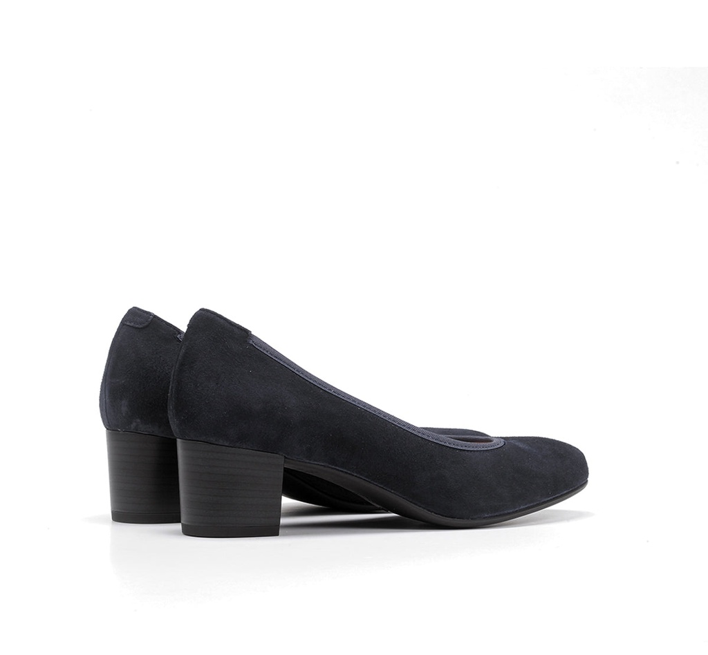 GEMINIS D8469 Zapato de TacÃ³n Azul (2)
