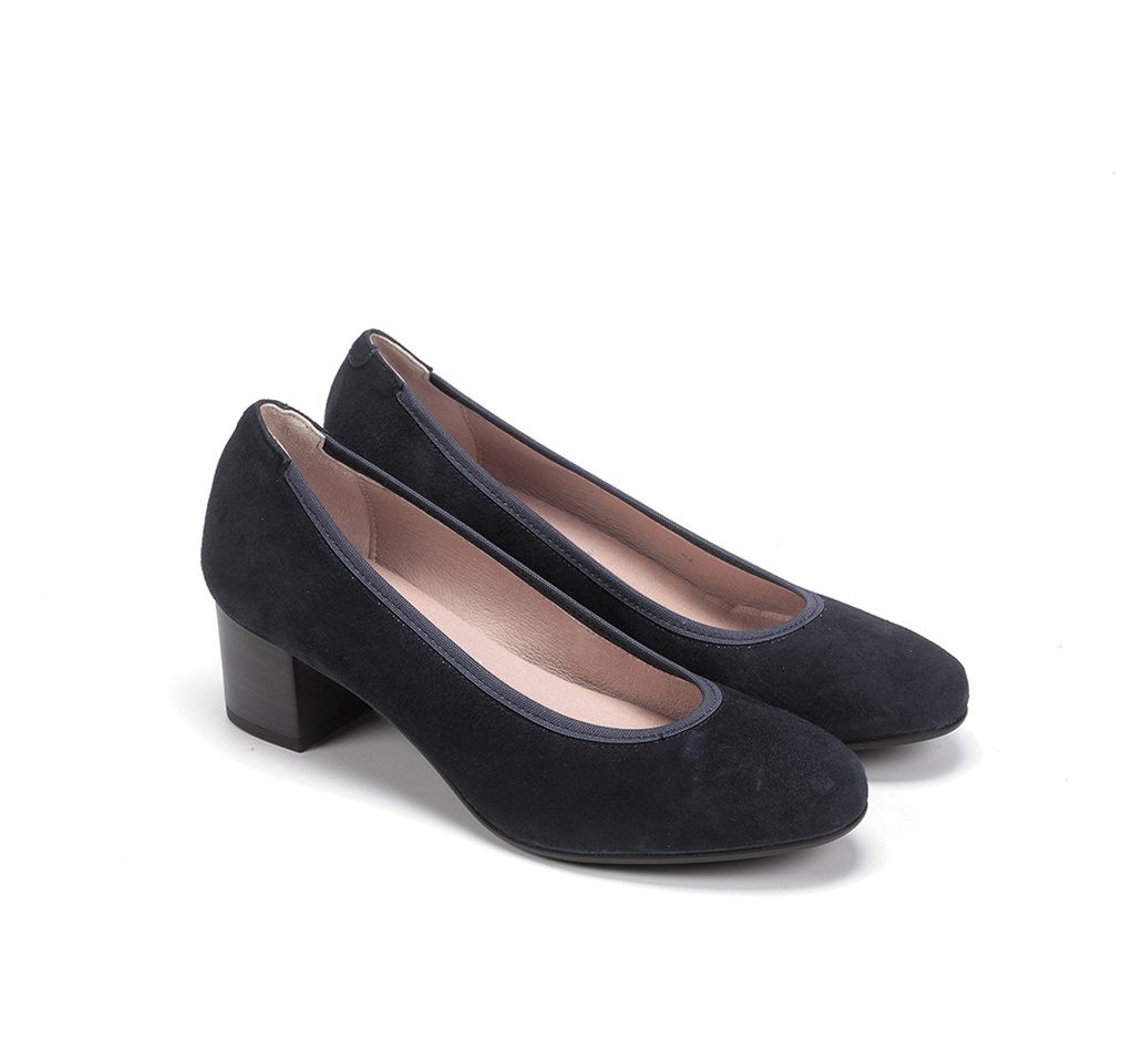 GEMINIS D8469 Zapato de TacÃ³n Azul (3)