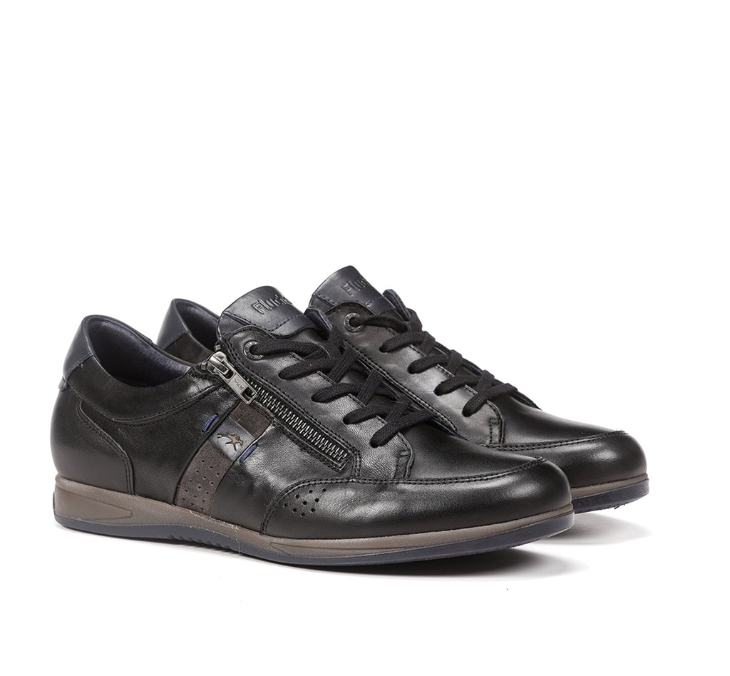 DANIEL F1280 Zapato Con Cordoness Negro (1)