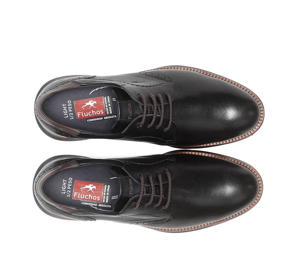 WILLIAM F1351 Zapato Negro (4)