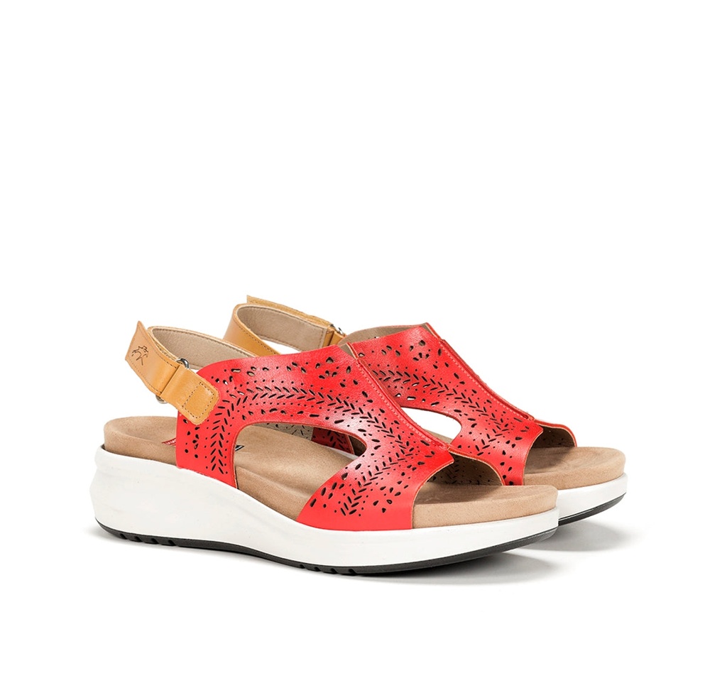 YAGON F1481 Sandalia Roja (1)