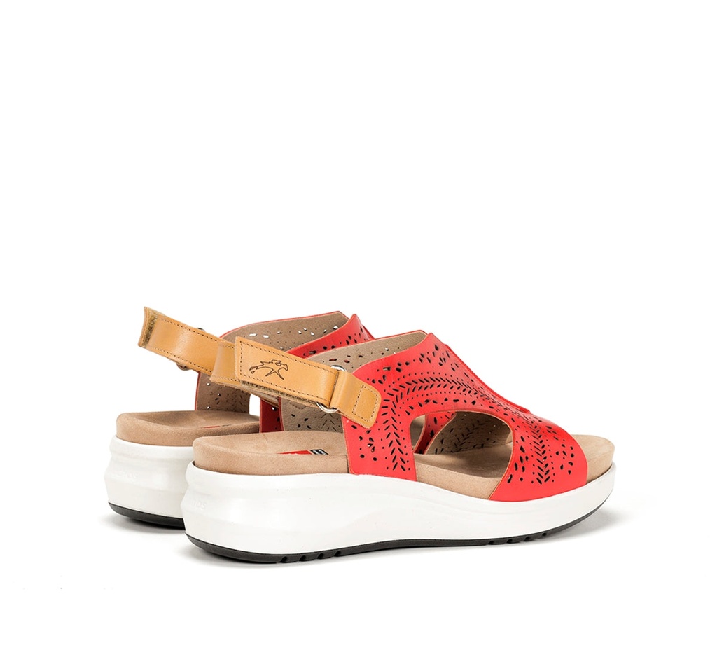 YAGON F1481 Sandalia Roja (2)