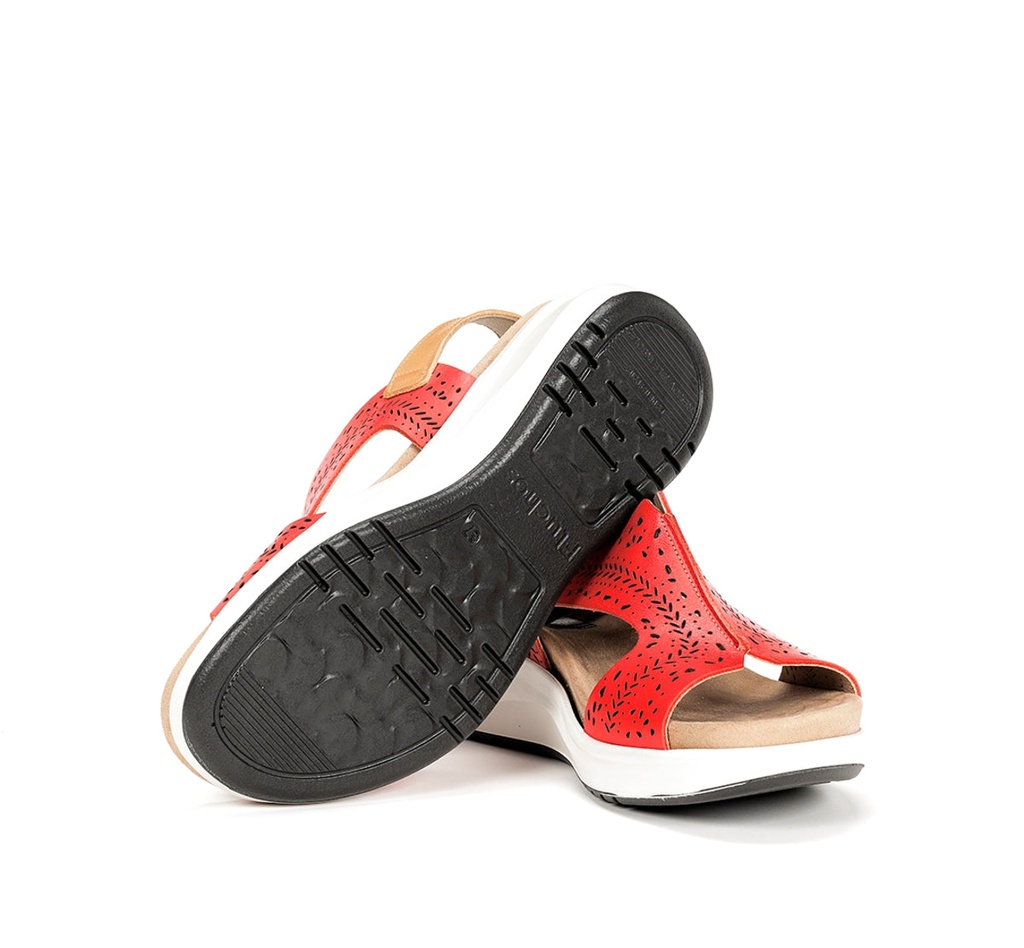YAGON F1481 Sandalia Roja (3)