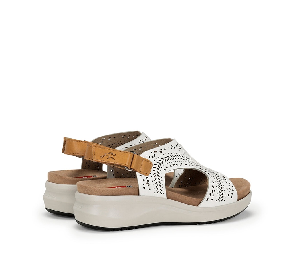 YAGON F1481 Sandalia Blanca (2)