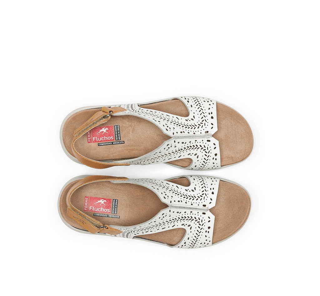 YAGON F1481 Sandalia Blanca (4)