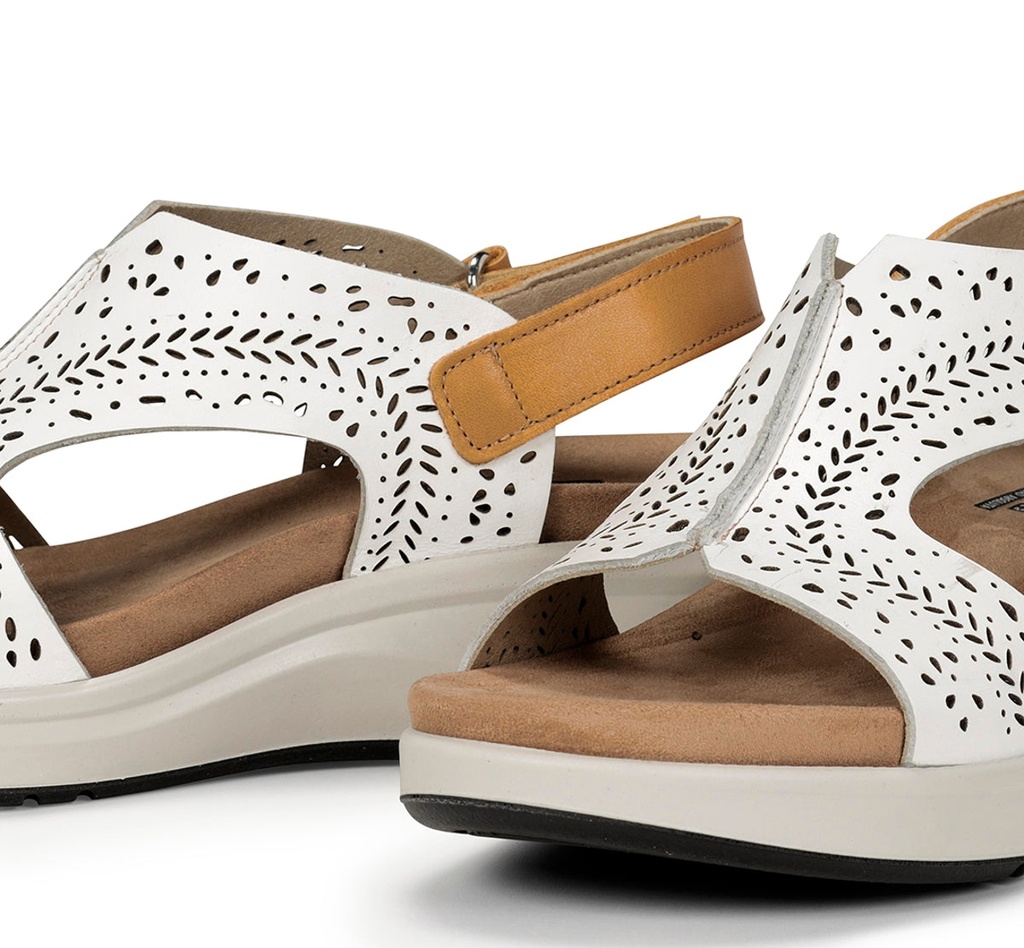 YAGON F1481 Sandalia Blanca (5)