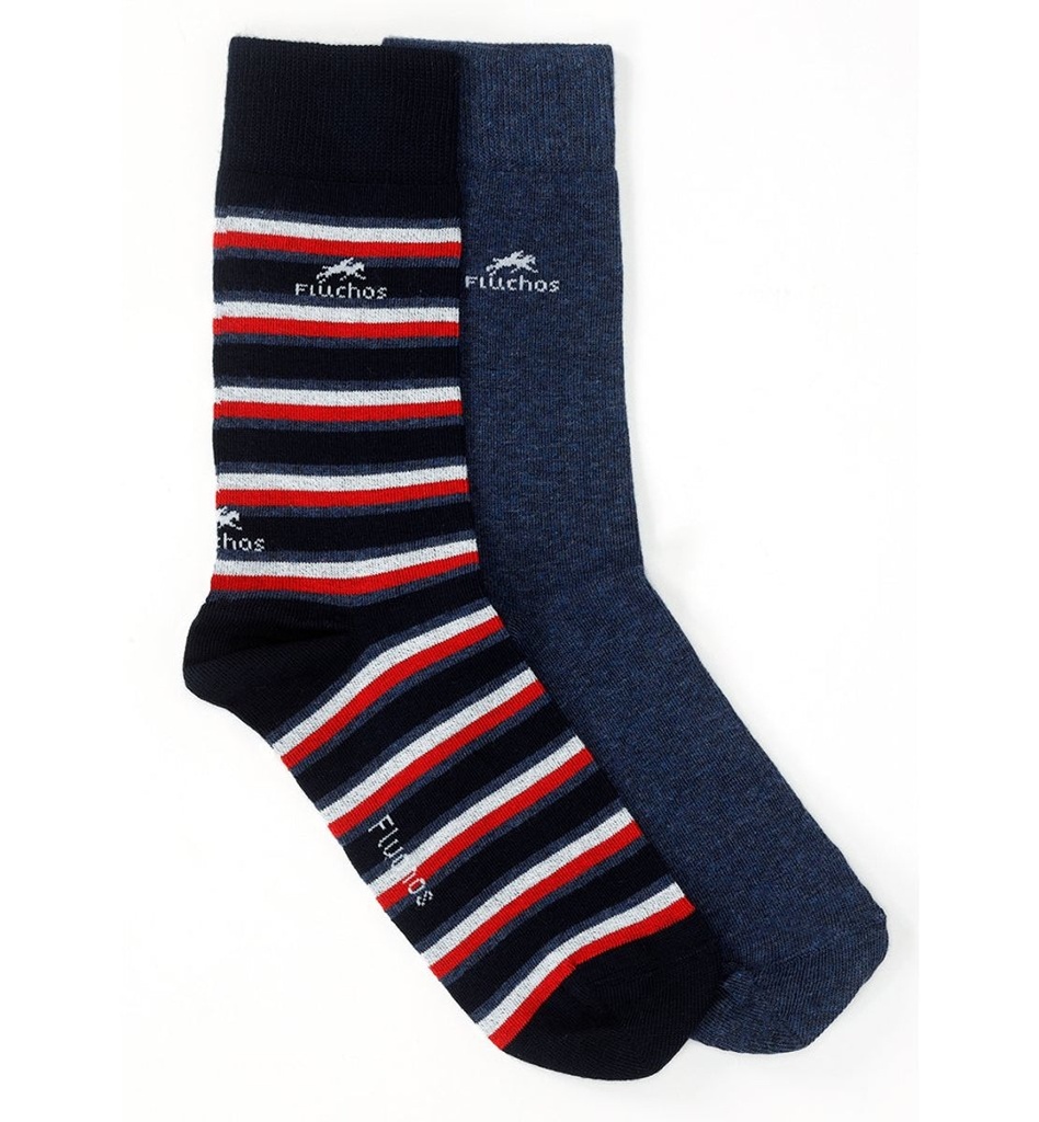 CA0009 Calcetines Largos Rayas y Azul (1)