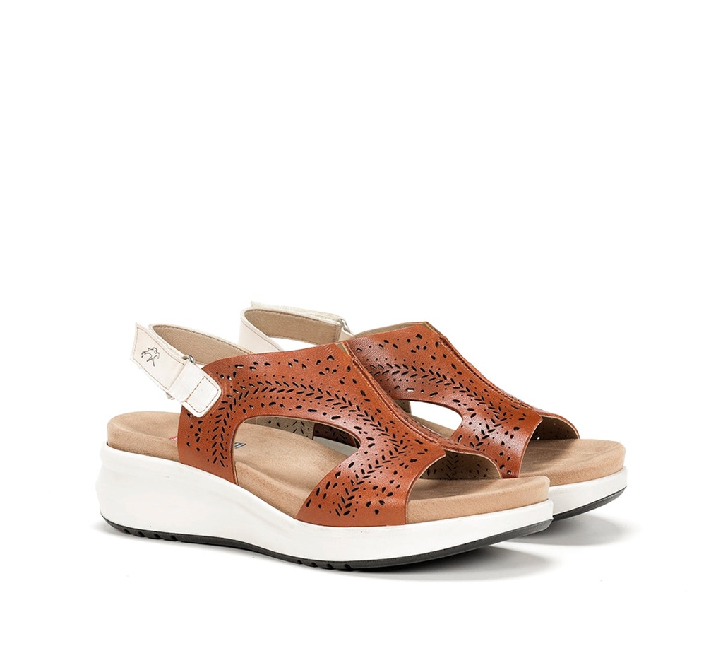 YAGON F1481 Sandalia MarrÃ³n (1)