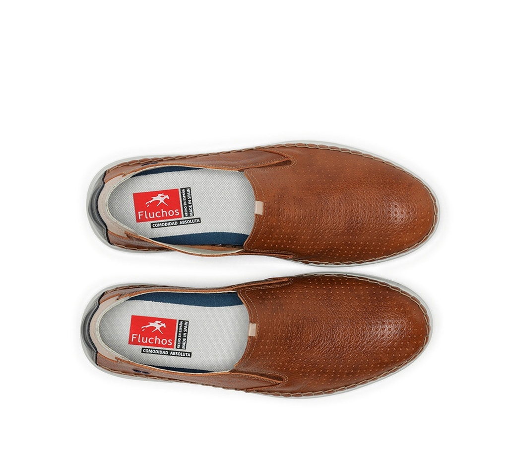 LESTER F1719 Slip On MarrÃ³n (5)