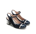 RODIN D9093 Zapato de TacÃ³n Azul (3)