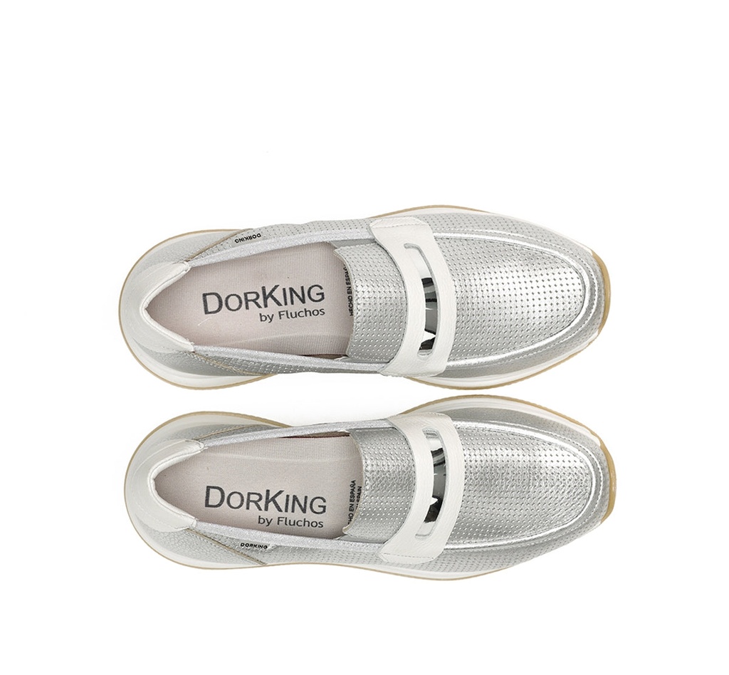 DRAZ D9243 MocasÃ­n Plata (4)