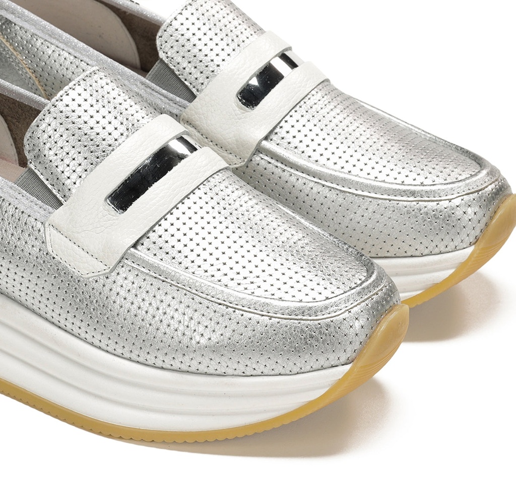 DRAZ D9243 MocasÃ­n Plata (5)