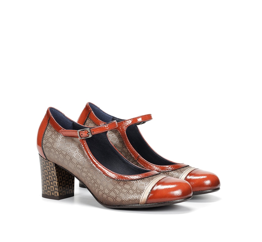 RODIN D8669 Zapato Taupe (1)
