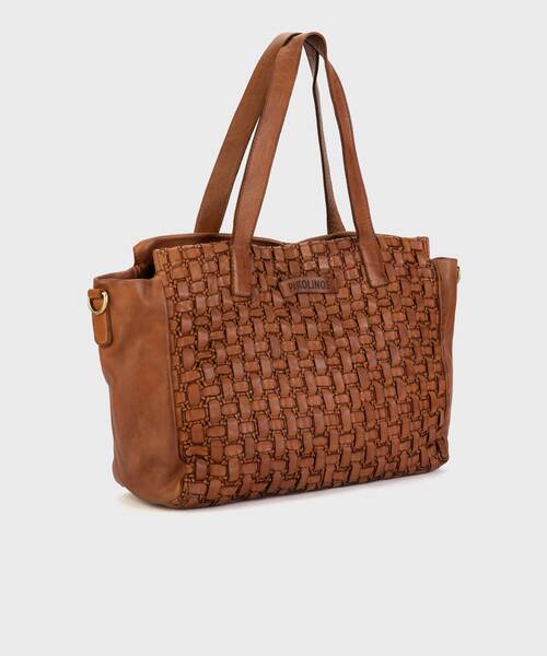AMER - Bolso tote trenzado para mujer (1)