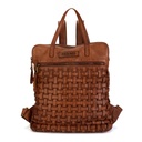 AMER - Mochila de piel trenzada para mujer (4)