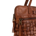 AMER - Mochila de piel trenzada para mujer (7)
