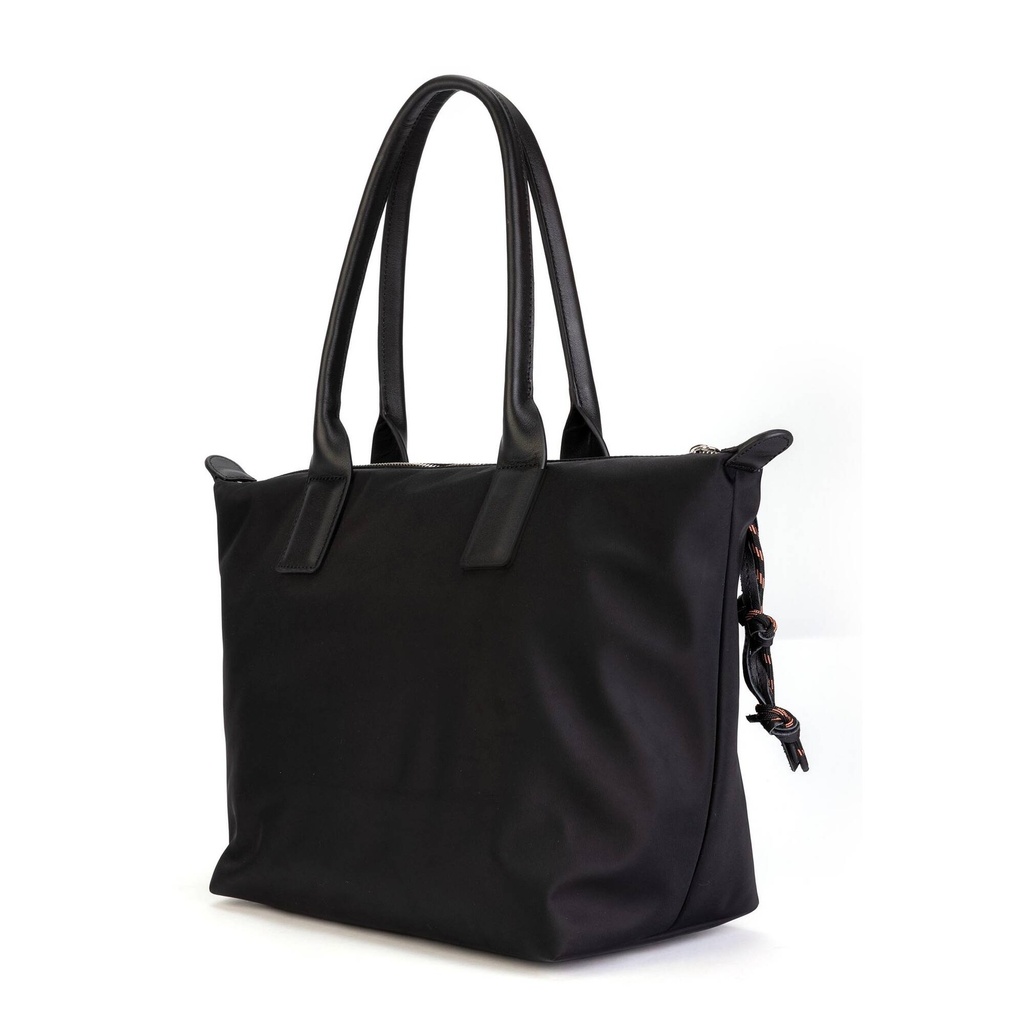 AYNA - Bolso tote textil con cierre cremallera para mujer (6)