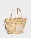 ORIO - Bolso capazo con detalles en piel para mujer (1)