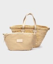ORIO - Bolso capazo con detalles en piel para mujer (2)