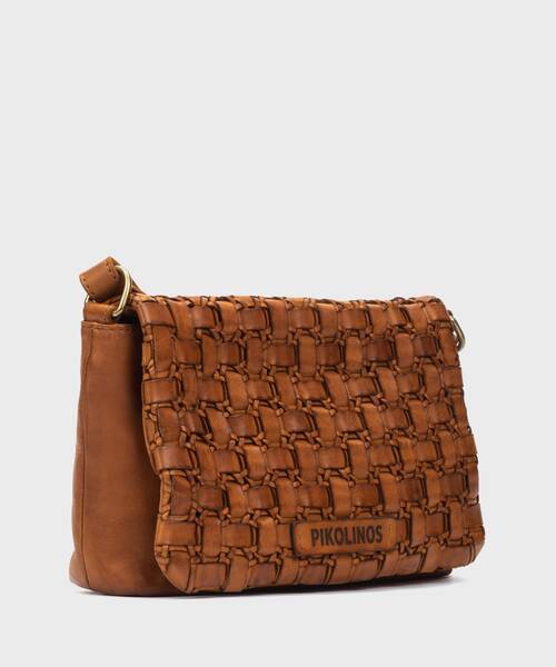 AMER - Bolso bandolera trenzado para mujer (1)