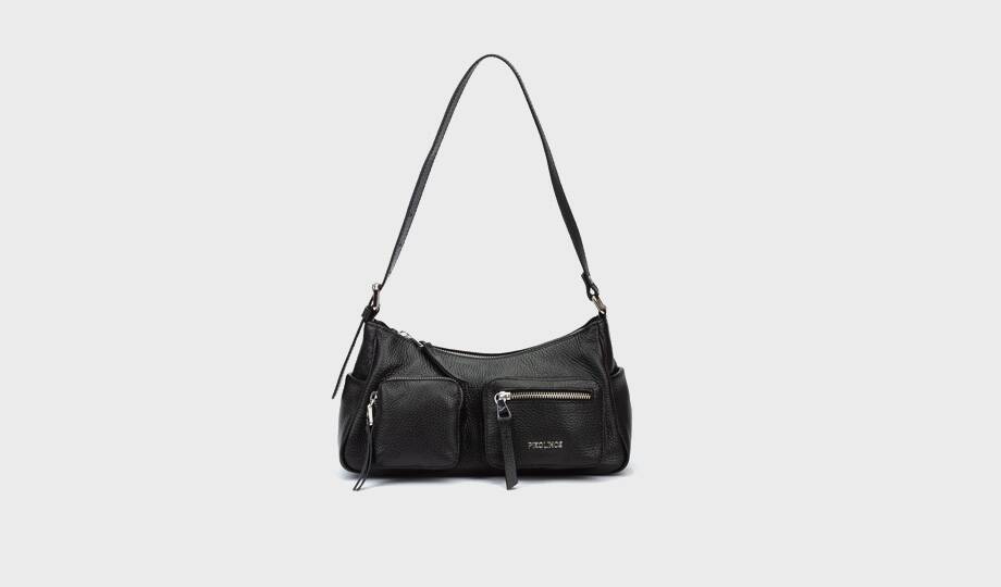 BEGET - Hobo con piel suave y cremallera para mujer. (3)